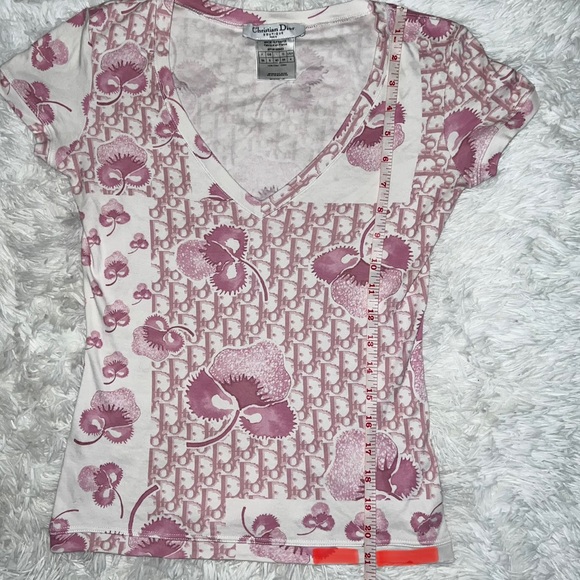 β SOLD β πRAREπ Authentic Vintage Christian Dior Trotter Monogram Logo T-shirt - Picture 8 of 9